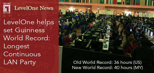 Guinness World Record for longest LAN Party